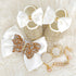 Butterfly Baby Girl Swarovski Shoes and Pacifier Gift Set